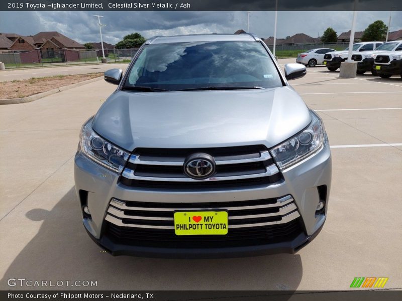 Celestial Silver Metallic / Ash 2019 Toyota Highlander Limited