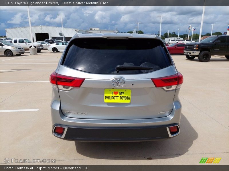 Celestial Silver Metallic / Ash 2019 Toyota Highlander Limited