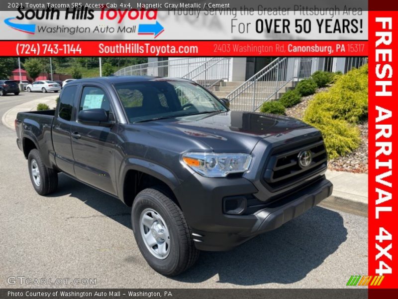 Magnetic Gray Metallic / Cement 2021 Toyota Tacoma SR5 Access Cab 4x4