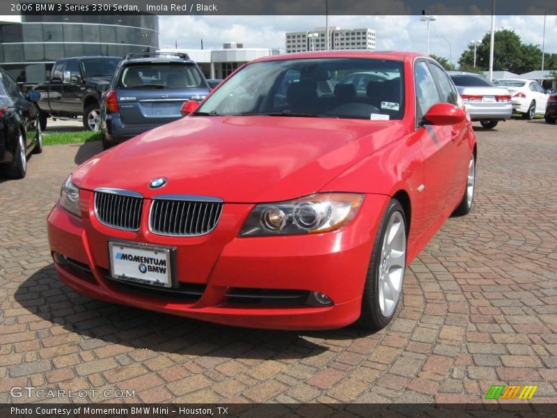 Imola Red / Black 2006 BMW 3 Series 330i Sedan