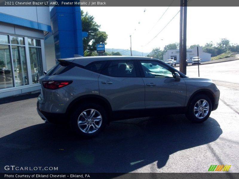 Pewter Metallic / Jet Black 2021 Chevrolet Blazer LT AWD