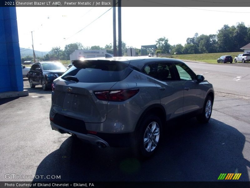 Pewter Metallic / Jet Black 2021 Chevrolet Blazer LT AWD