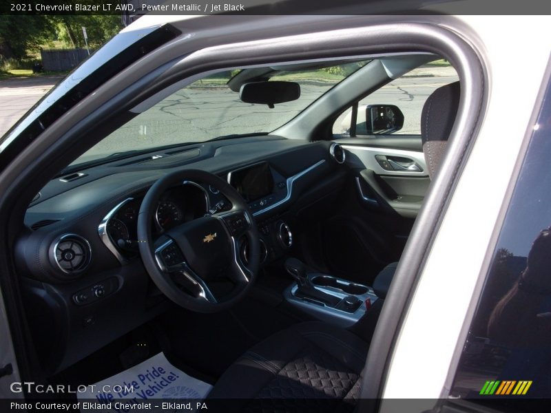 Pewter Metallic / Jet Black 2021 Chevrolet Blazer LT AWD