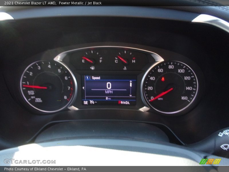 Pewter Metallic / Jet Black 2021 Chevrolet Blazer LT AWD