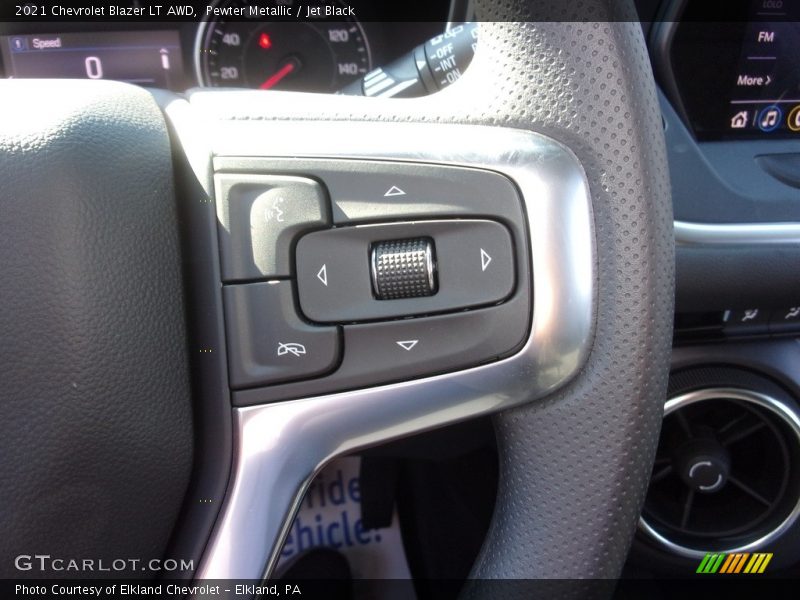 Pewter Metallic / Jet Black 2021 Chevrolet Blazer LT AWD