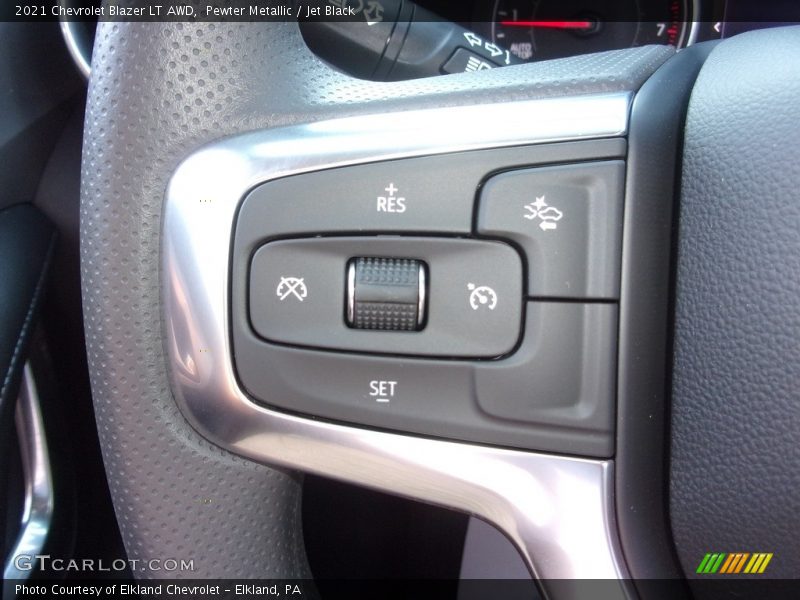 Pewter Metallic / Jet Black 2021 Chevrolet Blazer LT AWD