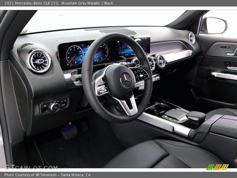 Mountain Grey Metallic / Black 2021 Mercedes-Benz GLB 250