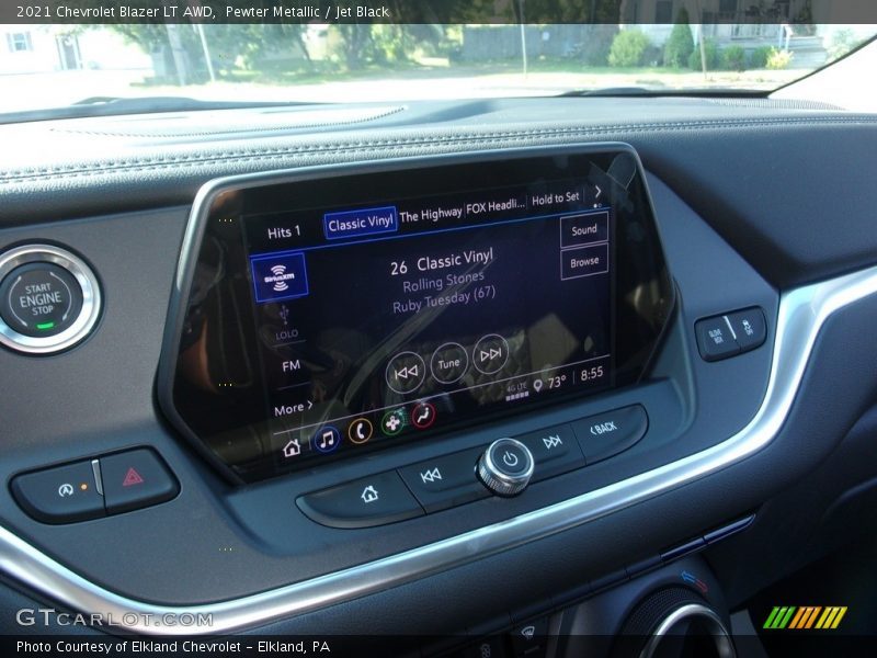 Pewter Metallic / Jet Black 2021 Chevrolet Blazer LT AWD