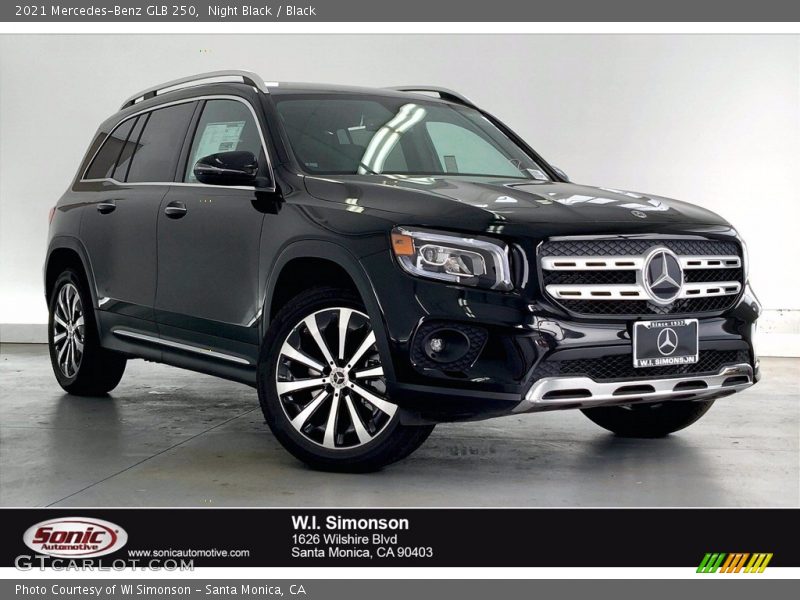 Night Black / Black 2021 Mercedes-Benz GLB 250