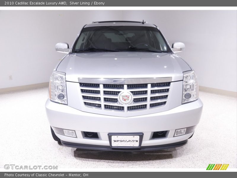 Silver Lining / Ebony 2010 Cadillac Escalade Luxury AWD