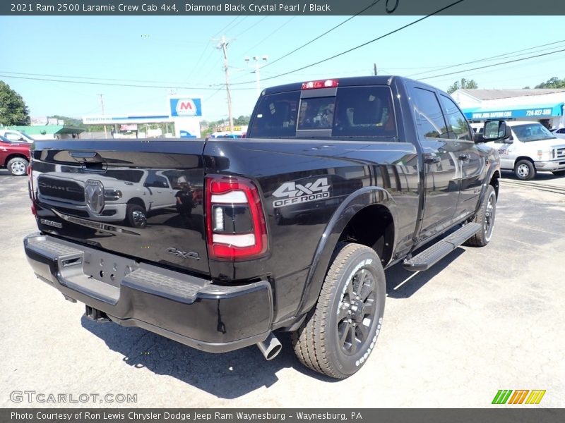 Diamond Black Crystal Pearl / Black 2021 Ram 2500 Laramie Crew Cab 4x4