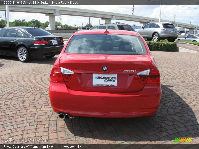 Imola Red / Black 2006 BMW 3 Series 330i Sedan