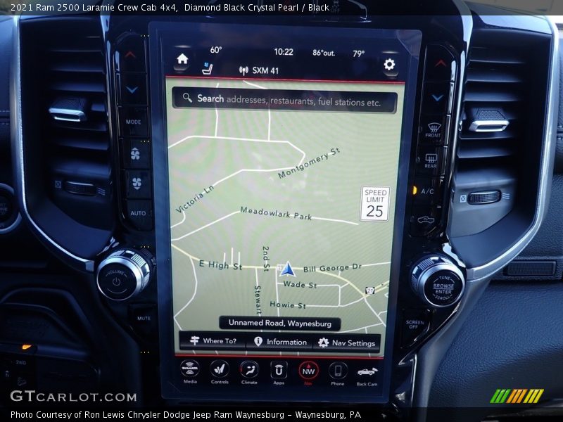 Diamond Black Crystal Pearl / Black 2021 Ram 2500 Laramie Crew Cab 4x4