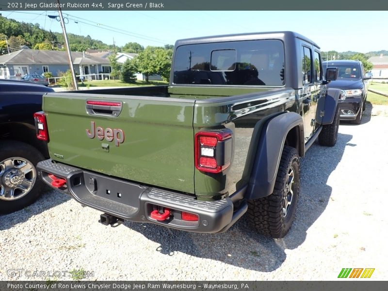 Sarge Green / Black 2021 Jeep Gladiator Rubicon 4x4