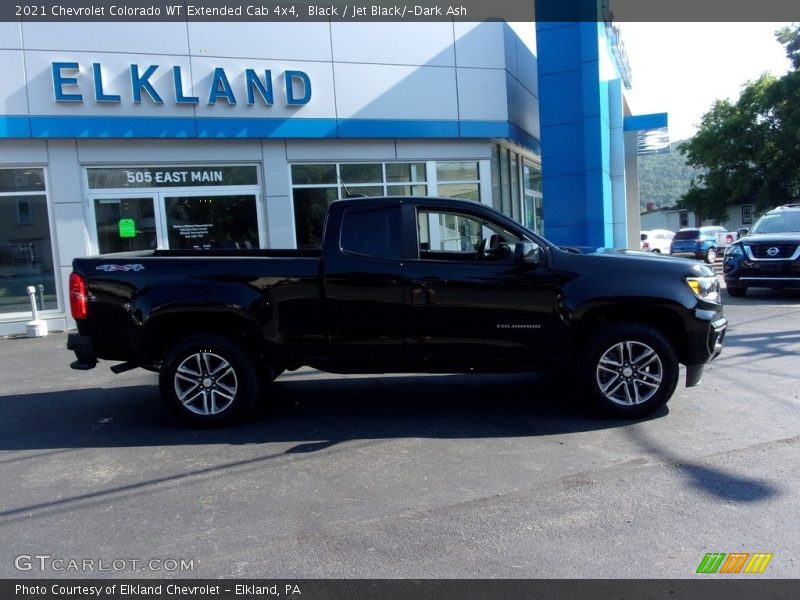 Black / Jet Black/­Dark Ash 2021 Chevrolet Colorado WT Extended Cab 4x4