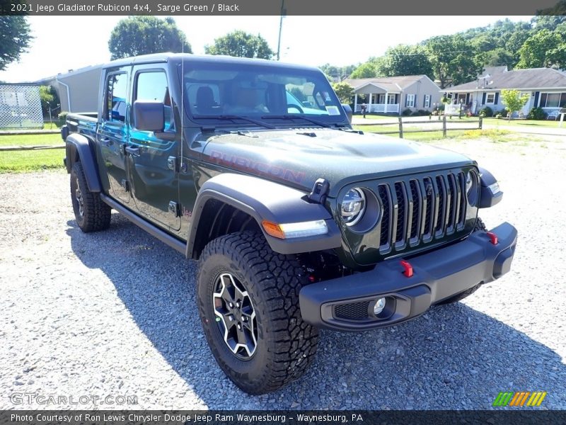 Sarge Green / Black 2021 Jeep Gladiator Rubicon 4x4
