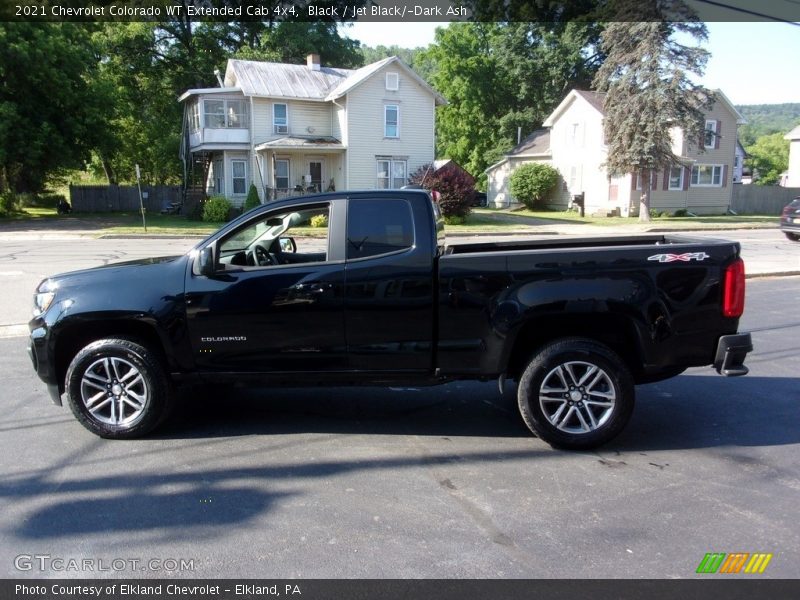 Black / Jet Black/­Dark Ash 2021 Chevrolet Colorado WT Extended Cab 4x4
