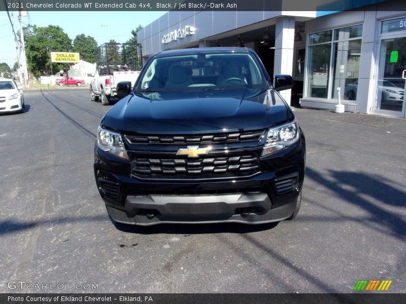 Black / Jet Black/­Dark Ash 2021 Chevrolet Colorado WT Extended Cab 4x4