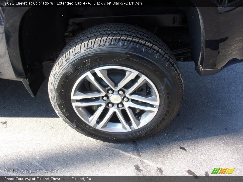 Black / Jet Black/­Dark Ash 2021 Chevrolet Colorado WT Extended Cab 4x4