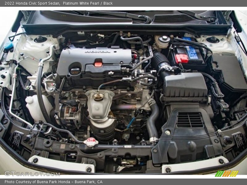 Platinum White Pearl / Black 2022 Honda Civic Sport Sedan