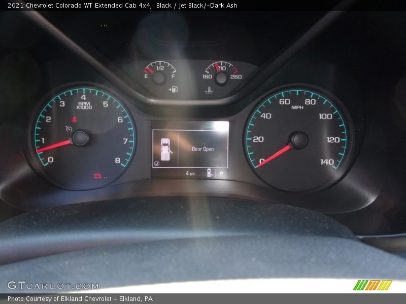 Black / Jet Black/­Dark Ash 2021 Chevrolet Colorado WT Extended Cab 4x4