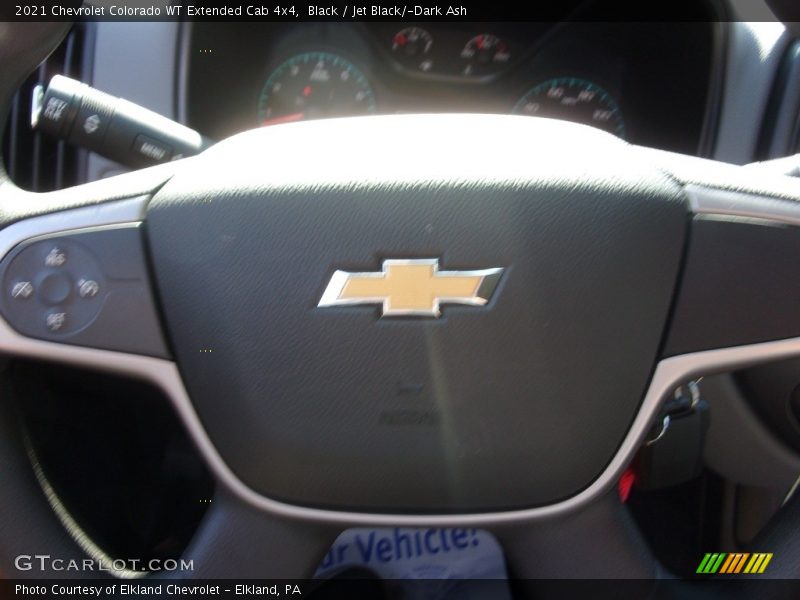 Black / Jet Black/­Dark Ash 2021 Chevrolet Colorado WT Extended Cab 4x4