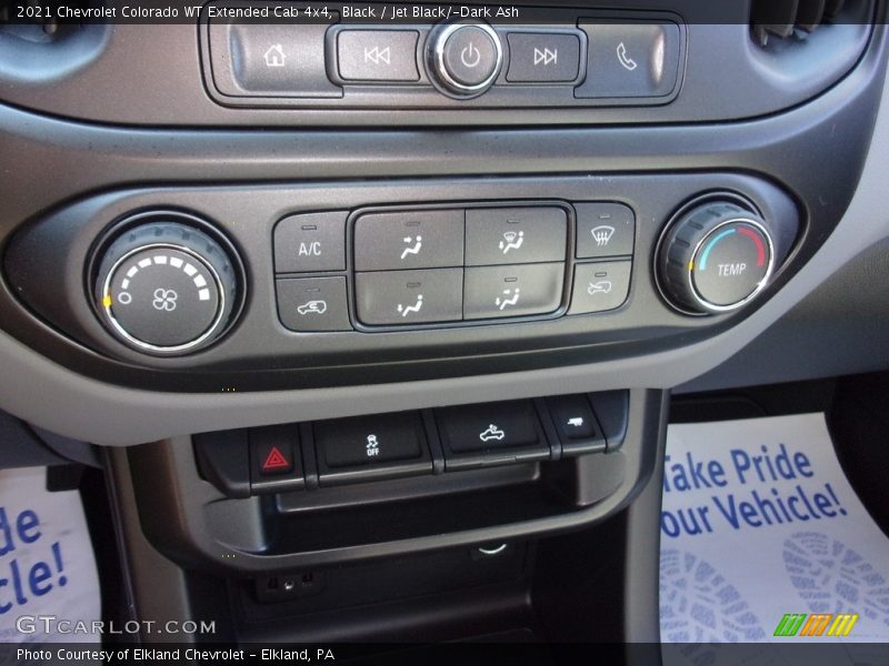 Black / Jet Black/­Dark Ash 2021 Chevrolet Colorado WT Extended Cab 4x4