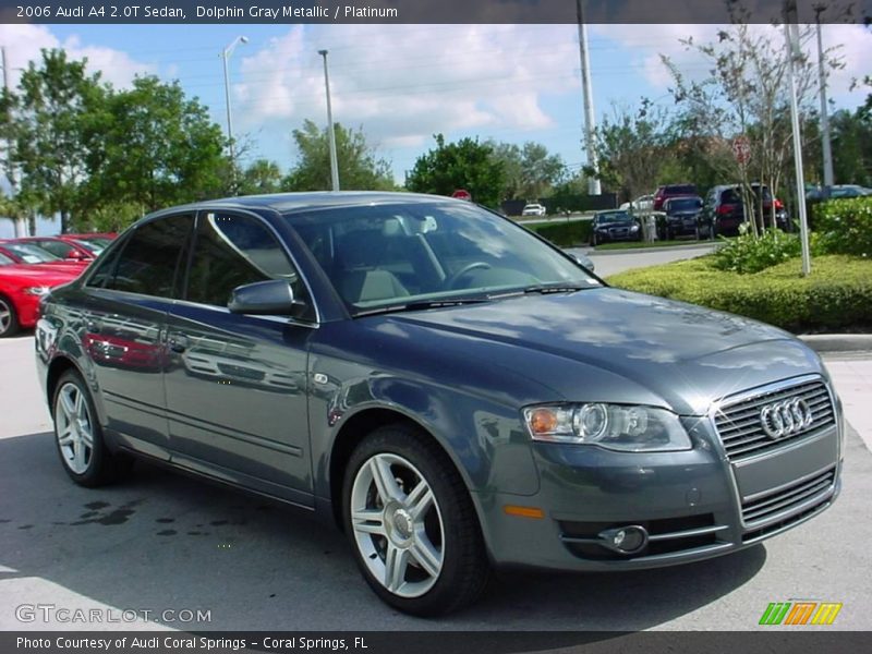 Dolphin Gray Metallic / Platinum 2006 Audi A4 2.0T Sedan