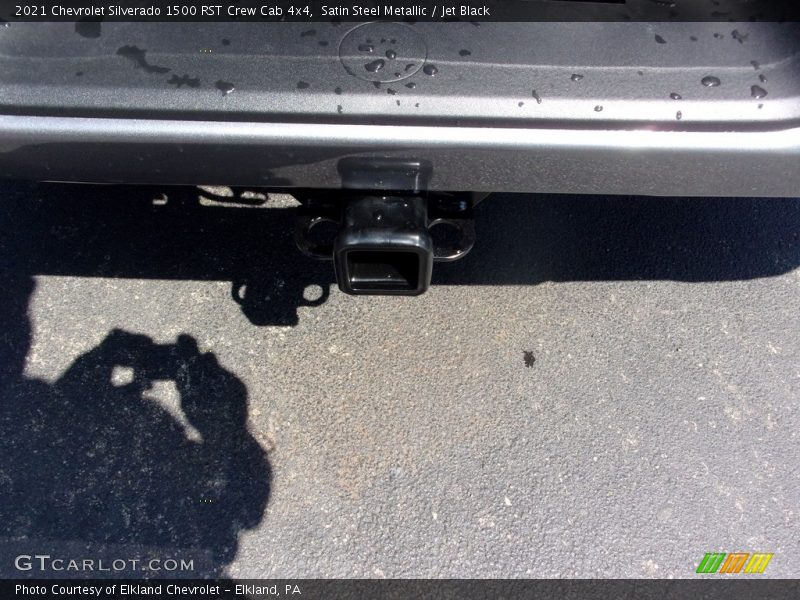 Satin Steel Metallic / Jet Black 2021 Chevrolet Silverado 1500 RST Crew Cab 4x4