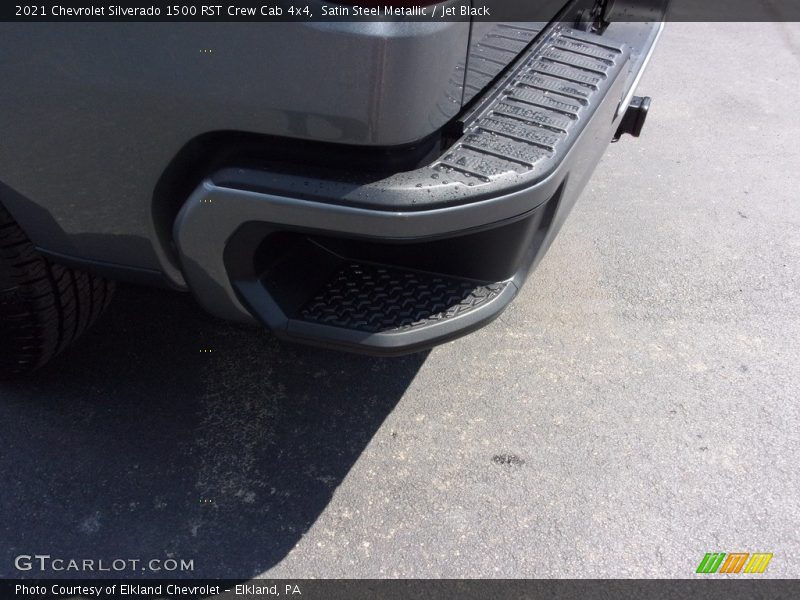 Satin Steel Metallic / Jet Black 2021 Chevrolet Silverado 1500 RST Crew Cab 4x4