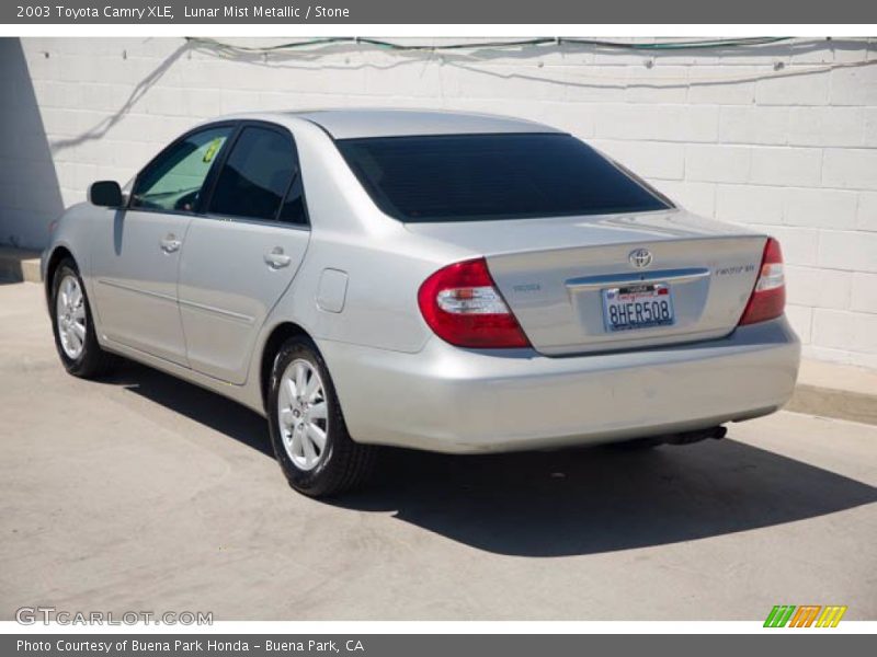 Lunar Mist Metallic / Stone 2003 Toyota Camry XLE