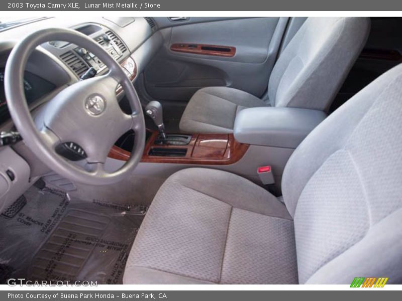 Lunar Mist Metallic / Stone 2003 Toyota Camry XLE