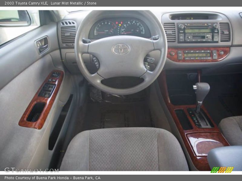 Lunar Mist Metallic / Stone 2003 Toyota Camry XLE