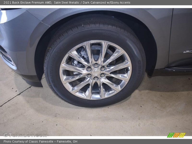 Satin Steel Metallic / Dark Galvanized w/Ebony Accents 2021 Buick Enclave Premium AWD
