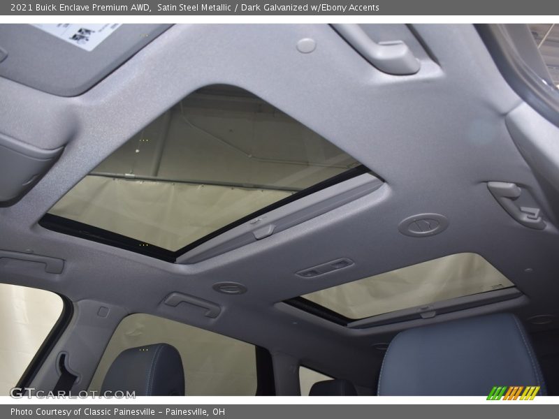 Satin Steel Metallic / Dark Galvanized w/Ebony Accents 2021 Buick Enclave Premium AWD