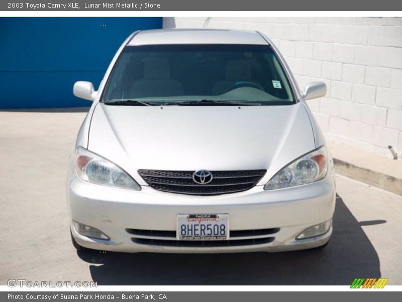 Lunar Mist Metallic / Stone 2003 Toyota Camry XLE