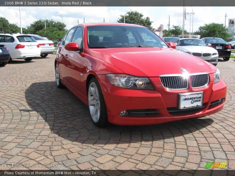 Imola Red / Black 2006 BMW 3 Series 330i Sedan
