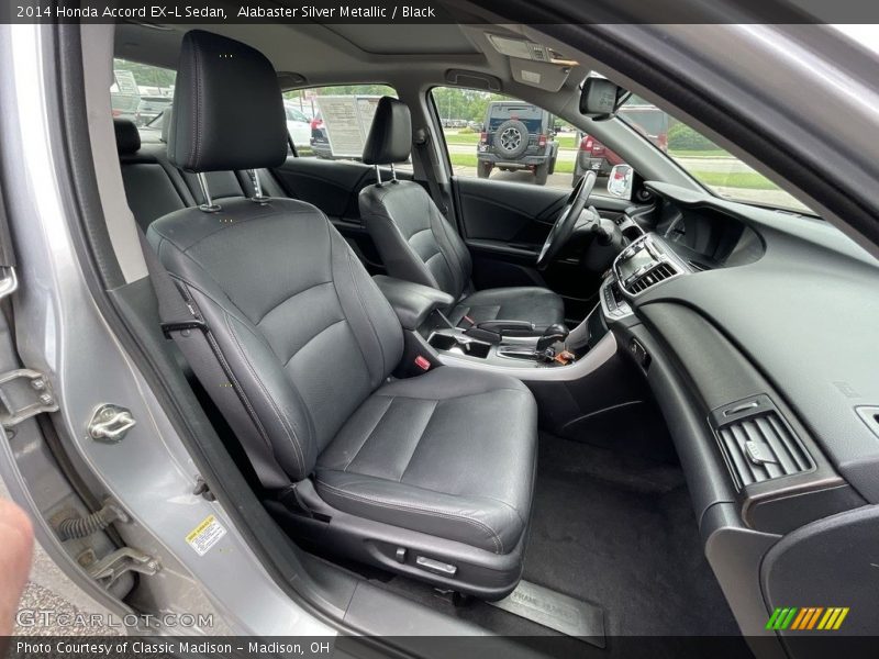 Alabaster Silver Metallic / Black 2014 Honda Accord EX-L Sedan
