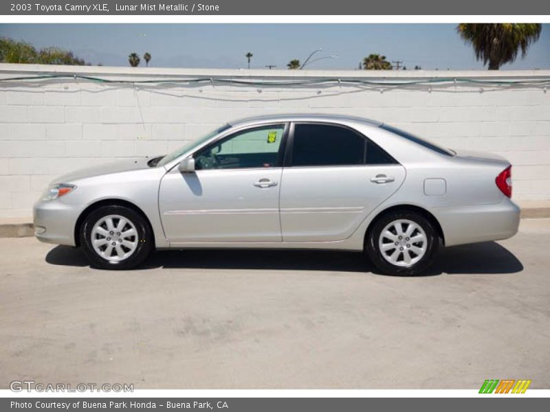 Lunar Mist Metallic / Stone 2003 Toyota Camry XLE