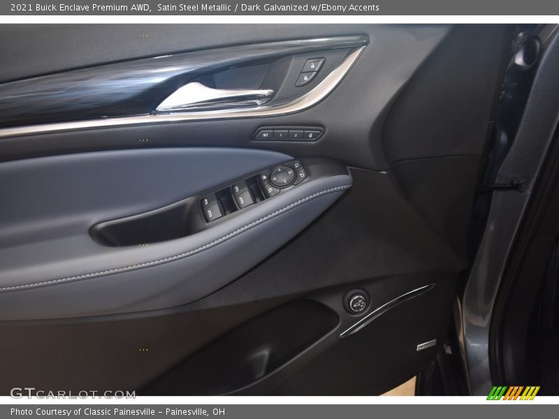 Satin Steel Metallic / Dark Galvanized w/Ebony Accents 2021 Buick Enclave Premium AWD