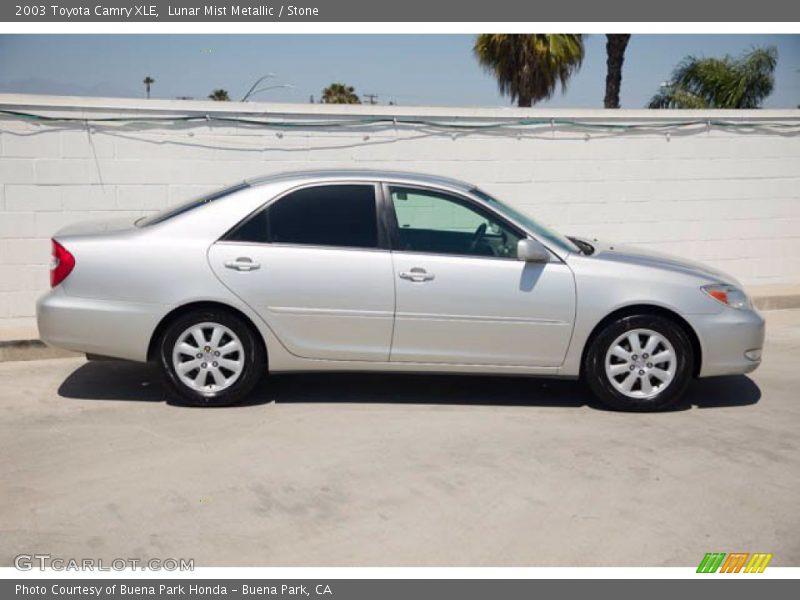 Lunar Mist Metallic / Stone 2003 Toyota Camry XLE
