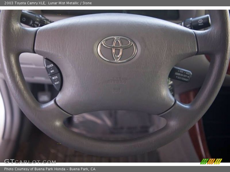 Lunar Mist Metallic / Stone 2003 Toyota Camry XLE