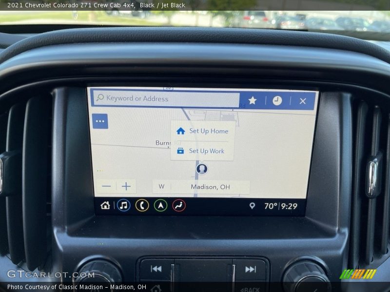 Black / Jet Black 2021 Chevrolet Colorado Z71 Crew Cab 4x4