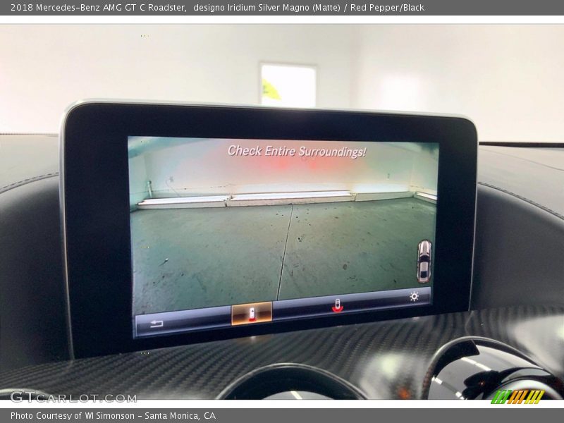 designo Iridium Silver Magno (Matte) / Red Pepper/Black 2018 Mercedes-Benz AMG GT C Roadster
