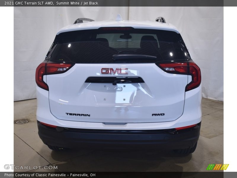Summit White / Jet Black 2021 GMC Terrain SLT AWD