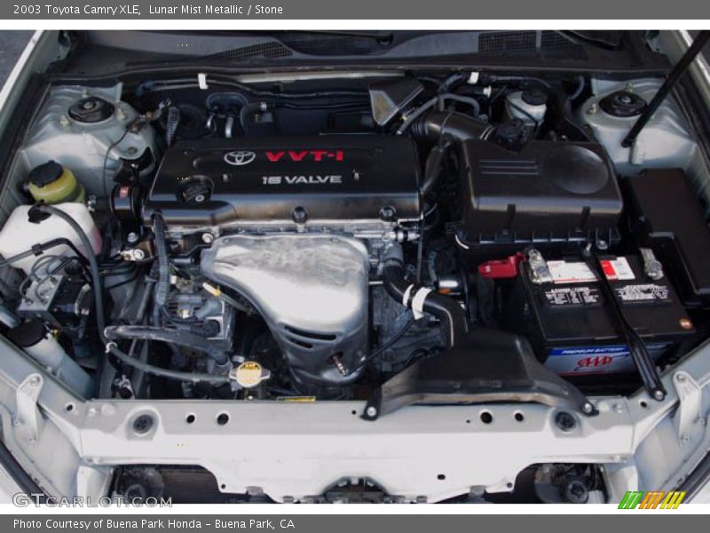 Lunar Mist Metallic / Stone 2003 Toyota Camry XLE