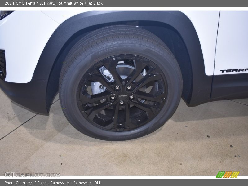Summit White / Jet Black 2021 GMC Terrain SLT AWD