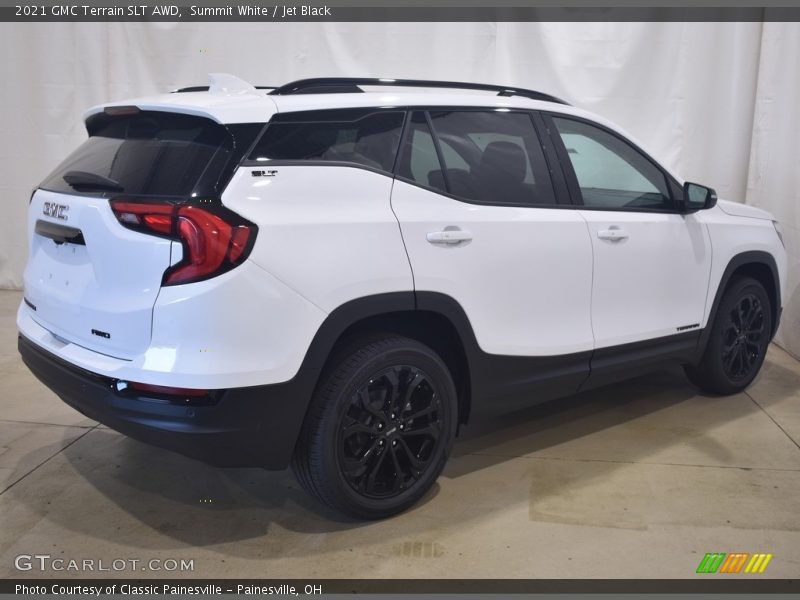 Summit White / Jet Black 2021 GMC Terrain SLT AWD