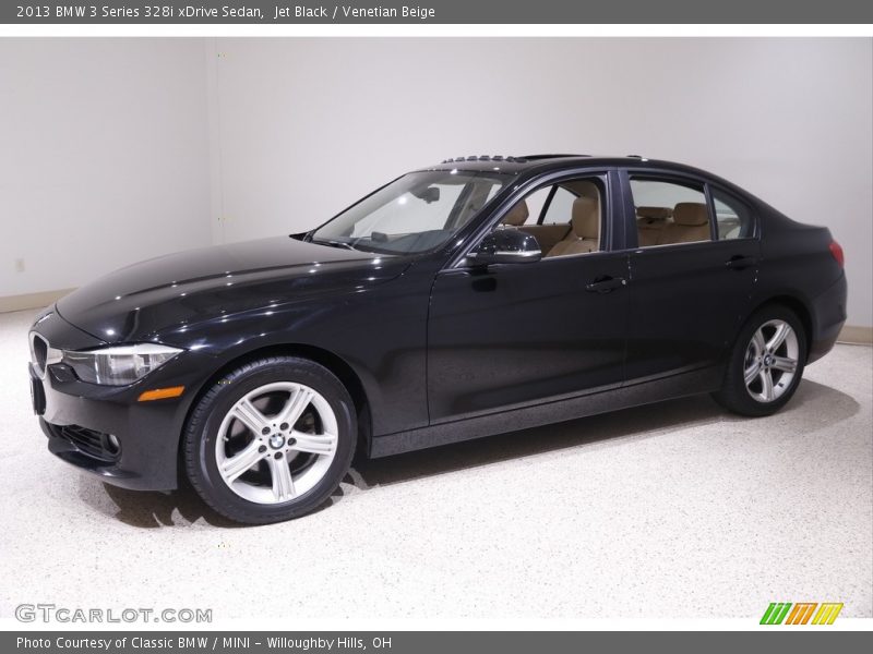 Jet Black / Venetian Beige 2013 BMW 3 Series 328i xDrive Sedan