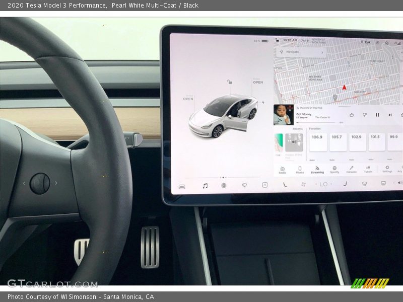 Pearl White Multi-Coat / Black 2020 Tesla Model 3 Performance